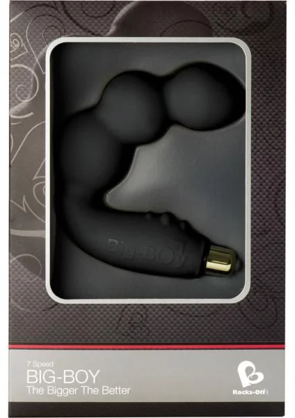 Big Boy Silicone Vibrator Waterproof Black — image 4 of 4