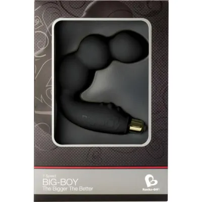 Big Boy Silicone Vibrator Waterproof Black