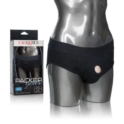 Packer Gear Brief Harness Extra Small small Black