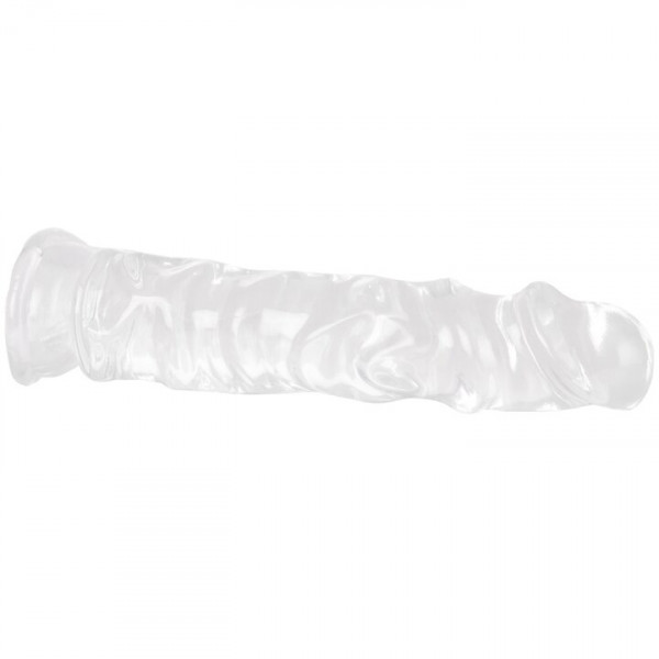 Bondara Nobbly Jobbly Clear Suction Cup Dildo - 8.8 Inch — image 4 of 5
