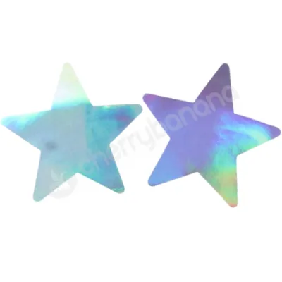 Cherry Banana Intergalactic Laser Shift Star Shaped Nipple Pasties 2 Pack