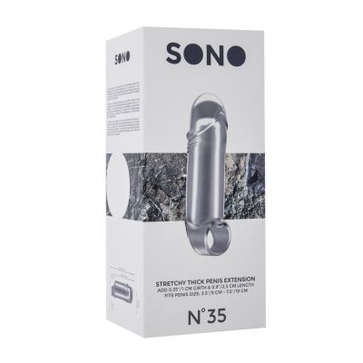 No 35 Stretchy Thick Penis Extension Translucent Penis Extensions