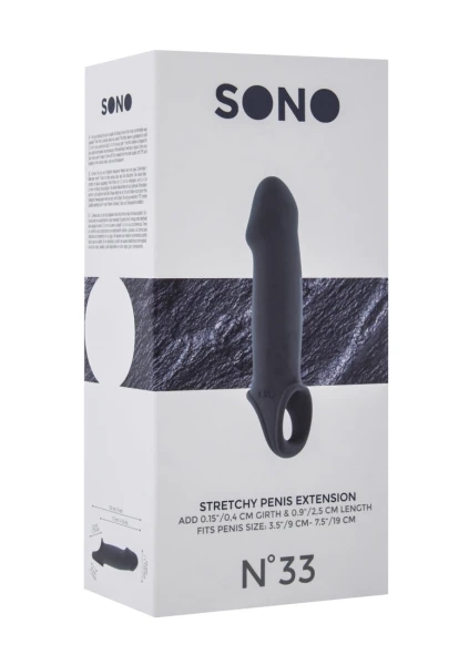 Sono No.33 - Stretchy Penis Extension - Grey