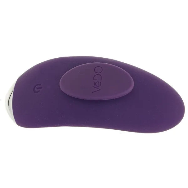 NIKI Rechargeable Silicone Panty Vibrator by VeDO - Purple