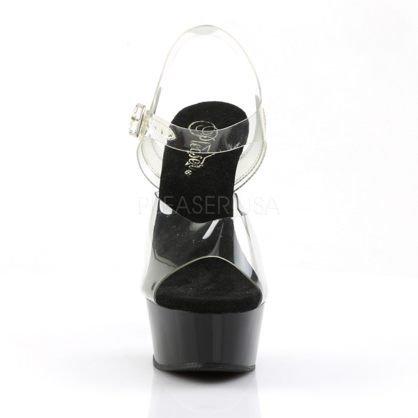 DELIGHT-608 - 6" Heel, 1 3/4" PF Ankle Strap Sandal — image 2 of 12