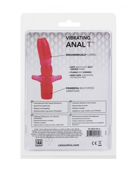 Vibrating Anal T - Pink