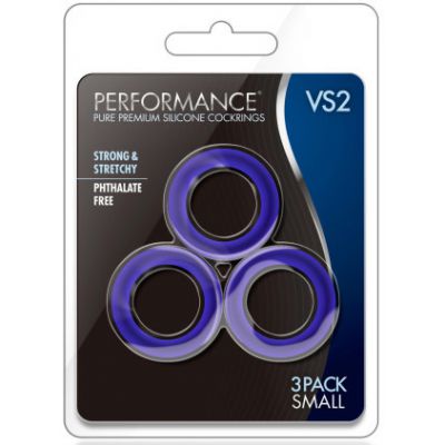 VS2 Small Silicone Cock Rings x3
