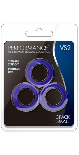 VS2 Small Silicone Cock Rings x3
