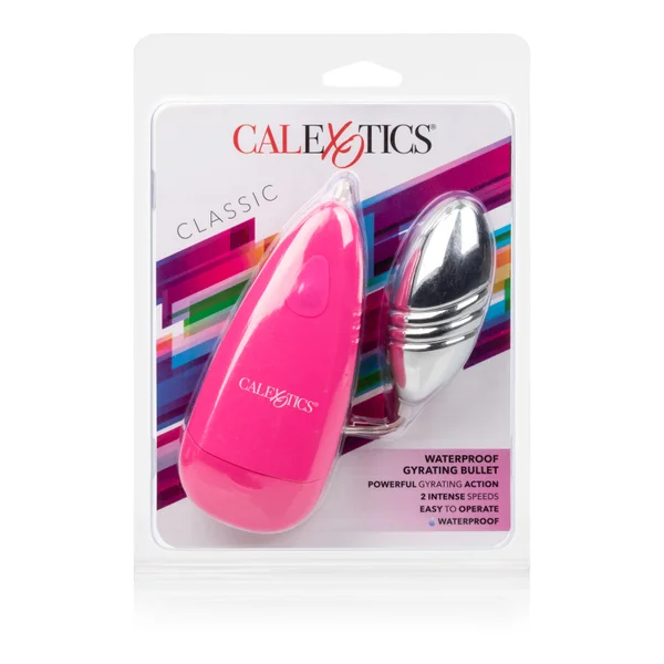 Waterproof Gyrating Bullet - Pink — image 10 of 16