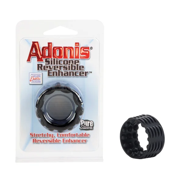Adonis Silicone Reversible Enhancer - Black — image 6 of 7