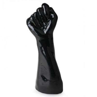 Rise Up Black PVC Fist