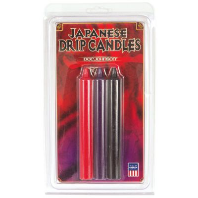 Doc Johnson Japanese Drip Candles Pack of 3