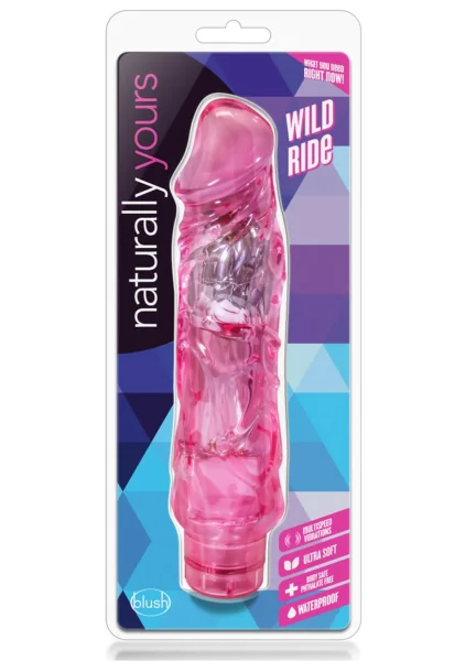 Blush Wild Ride Vibrating Dong (Blue)