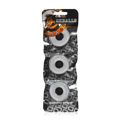Ringer Cock Ring 3 pack Clear