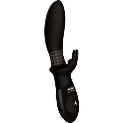 The Beaded Backdoor Rabbit Vibrator Black