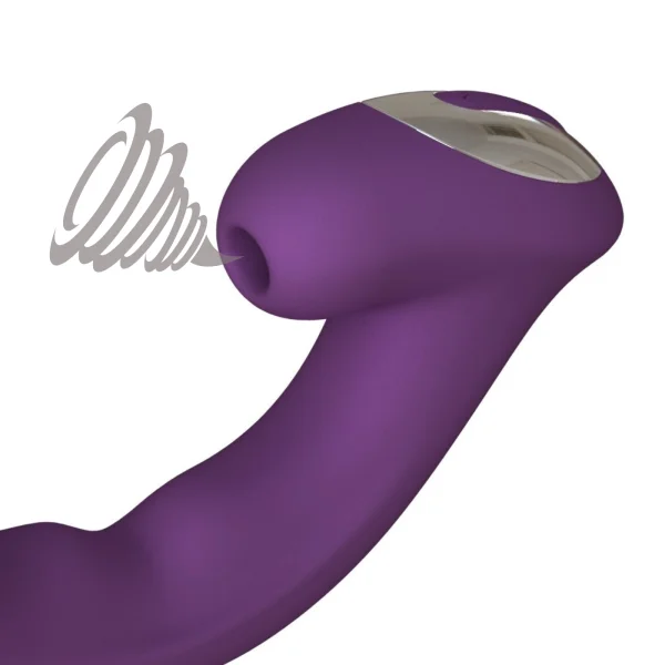 Double Love Climaxer G-Spot Vibe & Clit Sucker