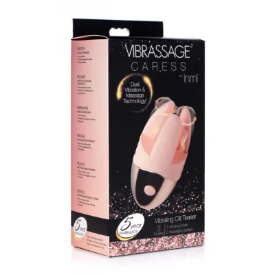 Vibrassage Caress Vibrating Clit Teaser Pink