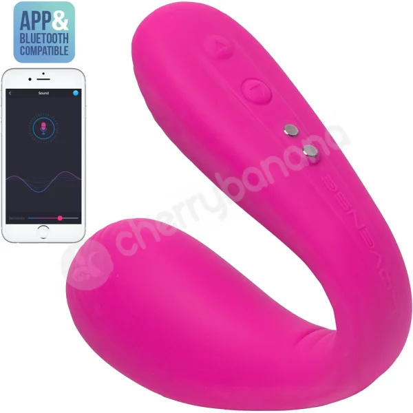 Lovense Dolce Remote Control Dual-ended Vibrator - Hot Pink - 2.9 Inch