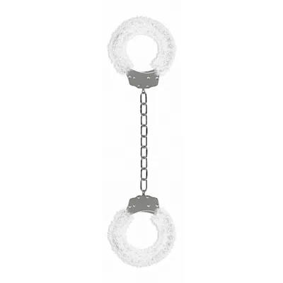 Beginners Legcuffs Furry White