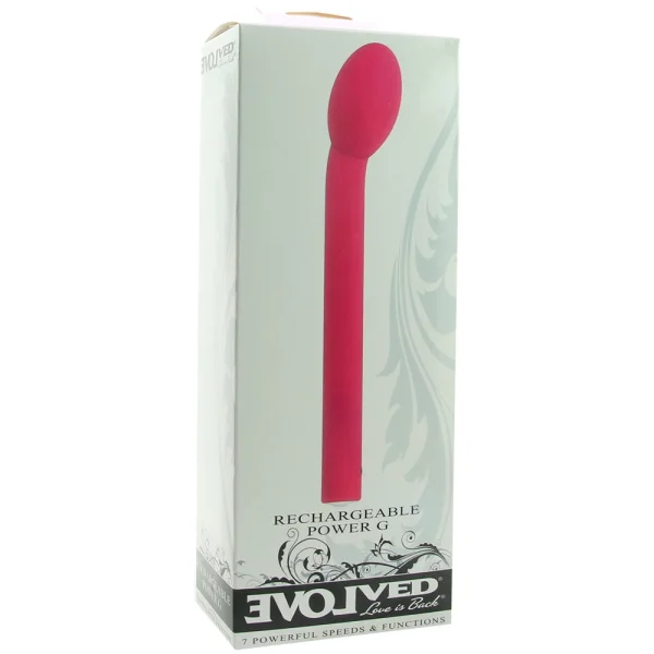 Power G Rechargeable Waterproof G-Spot Vibrator By Evolved Novelties