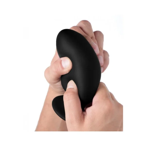 Squeezable Large Anal Plug - Black — image 5 of 6