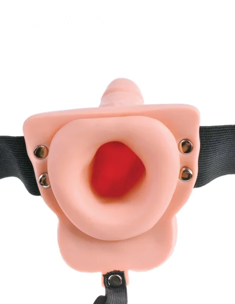 Pipedream Products Fetish Fantasy 6" Hollow Rechargeable Strap-On with Remote — image 4 of 6