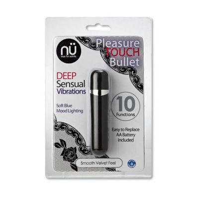 NU Sensuelle S Wet Pleasure Touch 10 Function Bullet Black