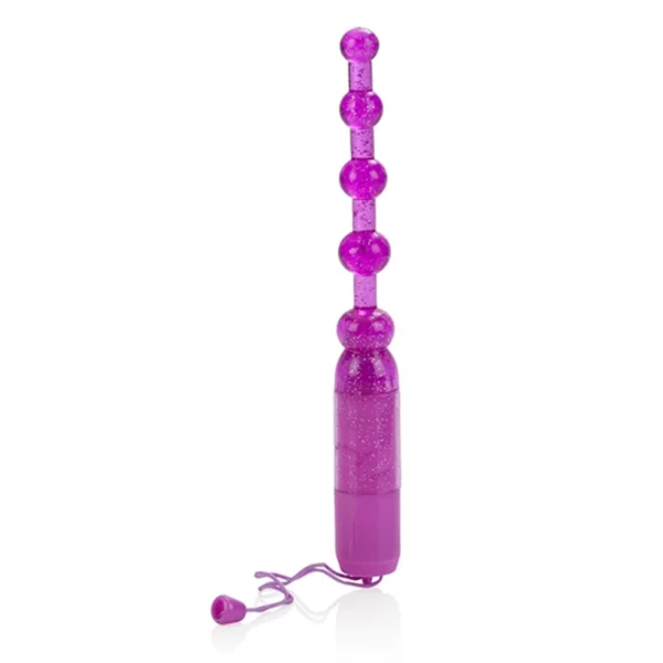 Calexotics Waterproof Vibrating Pleasure Beads Purple