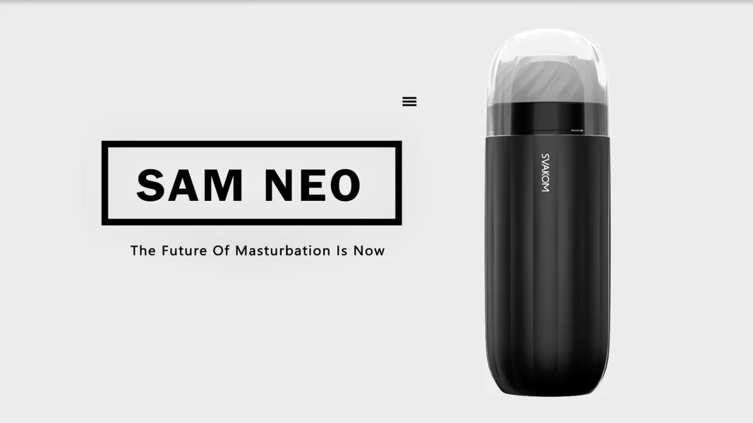 Sam Neo Suction and Vibration Masturbator by Svakom