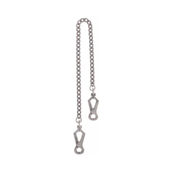 Spartacus Endurance Nipple Clamps Light Point Clamps With Curbed Chain
