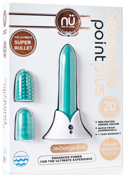 NU Sensuelle Point Plus 20 Function Bullet T Blue