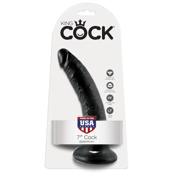 King Cock 7-Inch Cock - Black — image 11 of 14