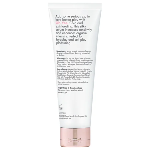 Oh Yes Clitoral Stimulant Cooling 1 Fl. Oz. — image 6 of 7