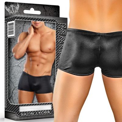 Mp Pouuch Short Satin Black Medium