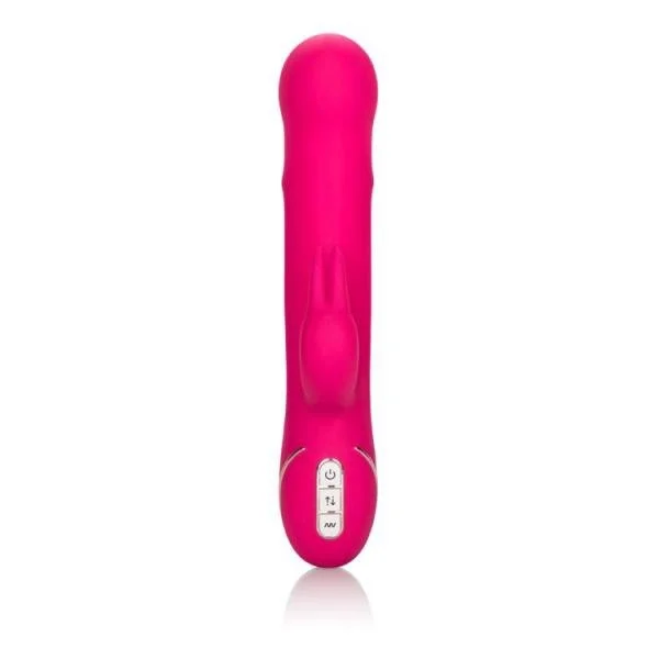 Jack Rabbit Silicone Beaded Rabbit Vibrator Pink