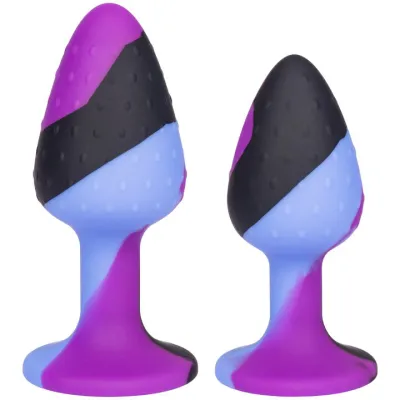 Bondara Bottoms Up Marble Silicone Butt Plug 3 5 or 4 Inch