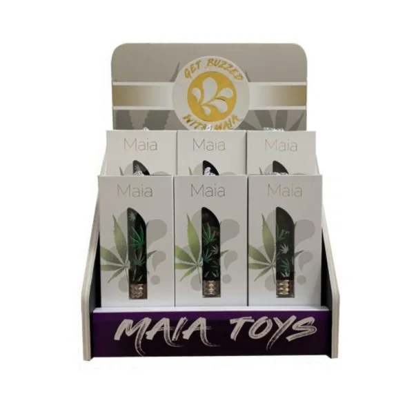 Jane 420 Crystal Gem Bullet Vibrator 6 Piece Display