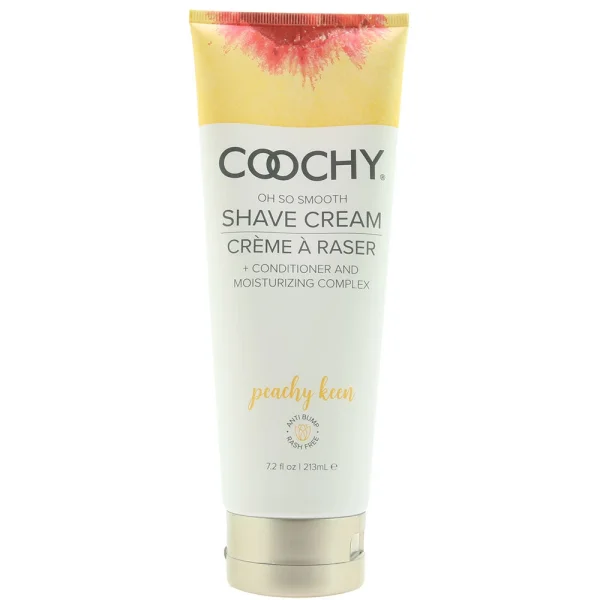 Coochy Oh So Smooth Shave Cream - Peachy Keen 7.2 Fl Oz 213ml