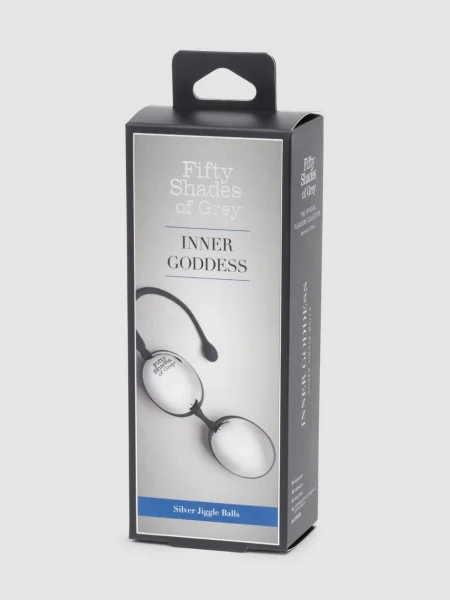 Fifty Shades of Grey Inner Goddess Silver Jiggle Balls 2.3oz