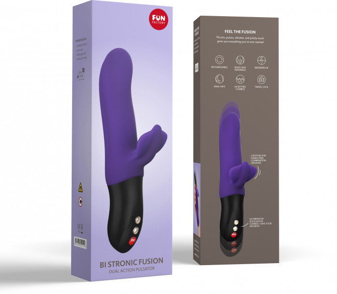 8.5" Bi Stronic Rabbit Vibrator