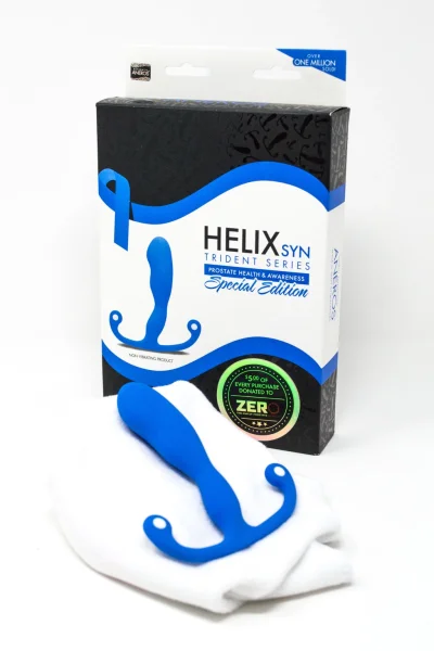 Aneros Helix Syn Blue Trident Prostate Massager Special Edition