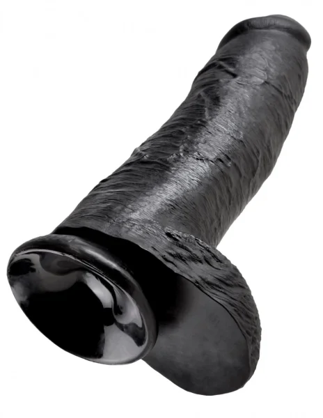 King Cock - 12" Cock w Balls Black — image 5 of 6