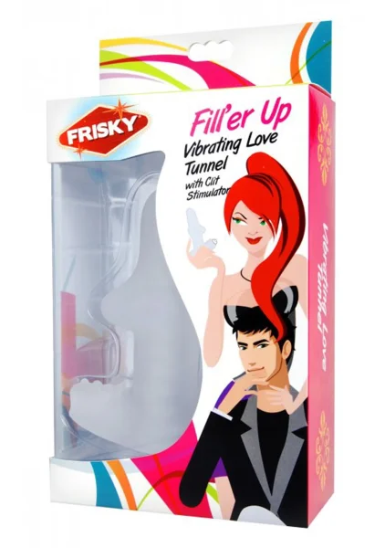 Fill Her Up Vibrating Love Tunnel With Clit Stimulator