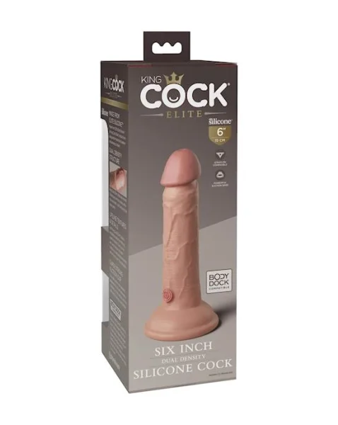 King Cock Elite Dual Density Silicone Dildo