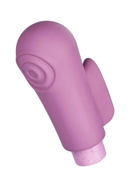 Gaia Eco Delight Rechargeable Waterproof Plant Based Clitoral Vibrator By Blush - Purple