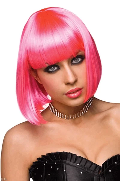 Cici Neon Pink Quality Wig By Pleasure Wigs