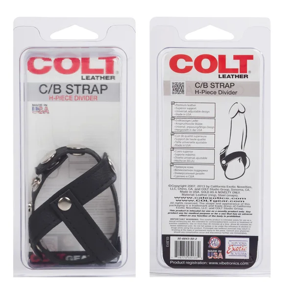 Colt Leather C-b Strap H-Piece Divider — image 6 of 7