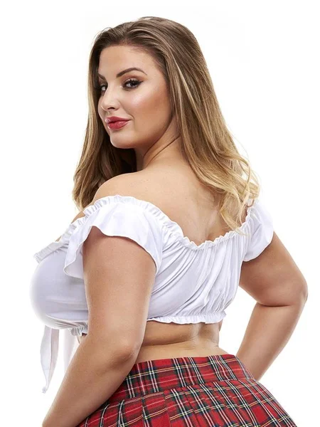 Sexy School Girl Tie Top White — image 10 of 10