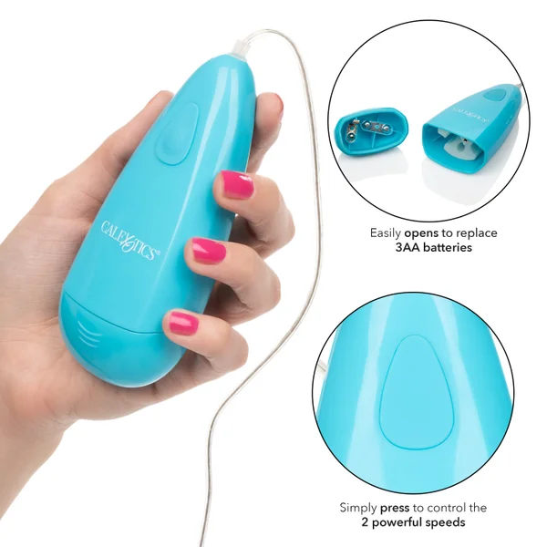Waterproof Gyrating Bullet - Blue — image 22 of 22