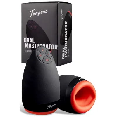 Teazers Oral Masturbator 7 5 Warming Masturbator with Vibration